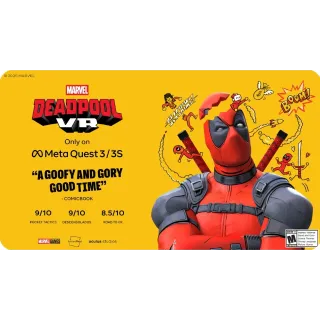 MARVEL'S DEADPOOL VR -(×2key) OFFICIAL Meta Quest 3 