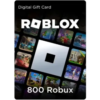 800 ROBLOX GIFT CARD GLOBAL