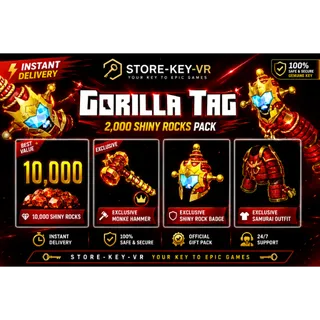 GORILLA TAG: Zipp Zelmut Pack [Meta Quest key]