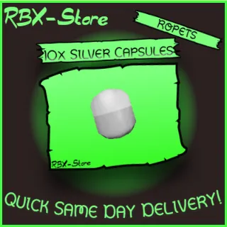 10x Silver Capsules