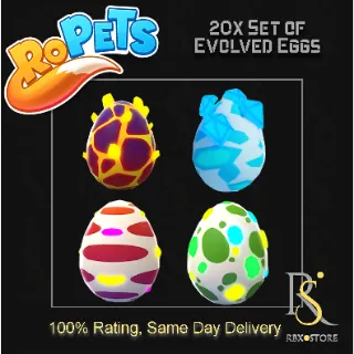 20x Set of Evolved Eggs