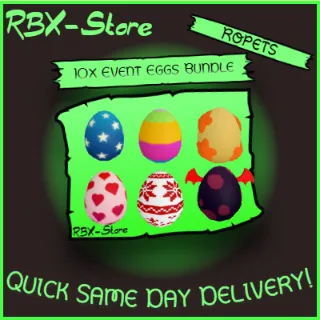 10x Each Event Egg Bundle