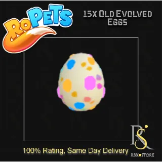 15x Old Evolved Eggs