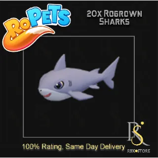 20x Rogrown Sharks