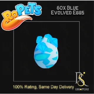 60x Blue Evolved Eggs