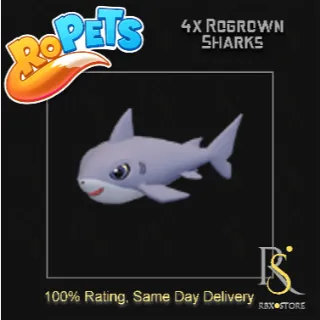 4x Rogrown Sharks