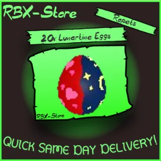 Ropets 20x Lunartine Eggs