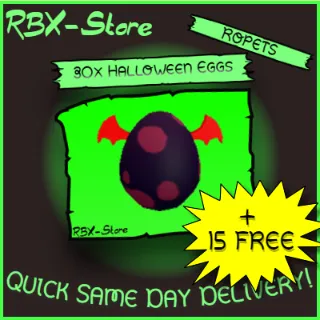 30x Halloween Eggs + 15 FREE Ropets