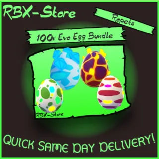Ropets 100x Evolved Eggs Bundle