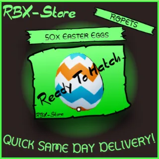 50x Easter Eggs (HATAHABLE)| Ropets