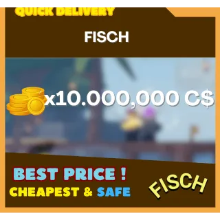 Fisch 10M Coins C$ + Bonus