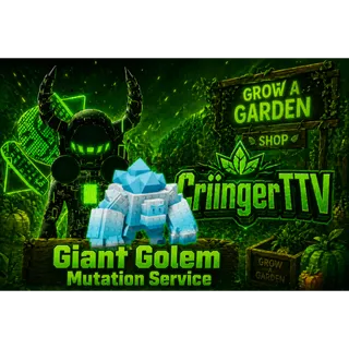 Giant Golem Mutation Service 🌱 | Ice Golem → Giant Golem | Fast & Safe Delivery