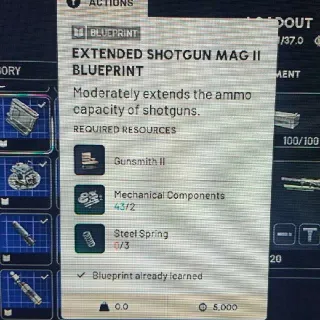 Extended Shotgun Mag 2BP