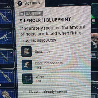 Silencer II Blueprint x2