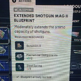 Extended Shotgun Mag 2BP