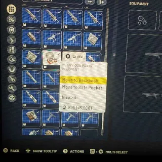 Heavy Gun PartsBlueprint