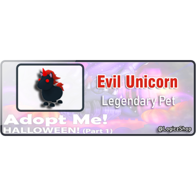 Bundle X4 Evil Unicorn Adopt Me In Game Items Gameflip - evil retro roblox