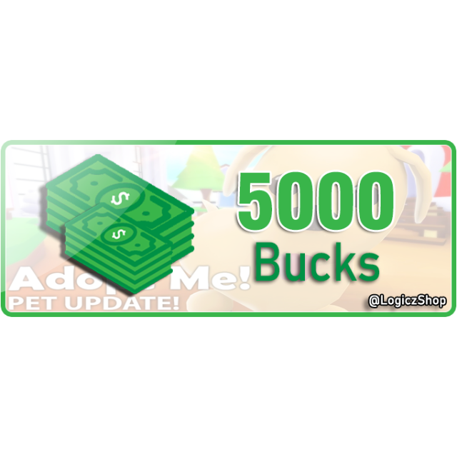 Roblox Adopt Me How To Get Bucks Other Adopt Me 5k Bucks In Game Items Gameflip