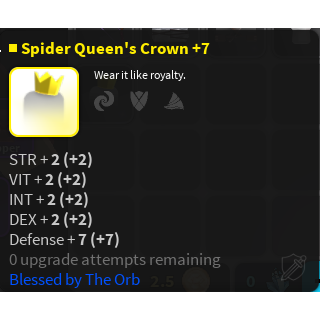 Other Spider Crown Vesteria In Game Items Gameflip - spider crown roblox