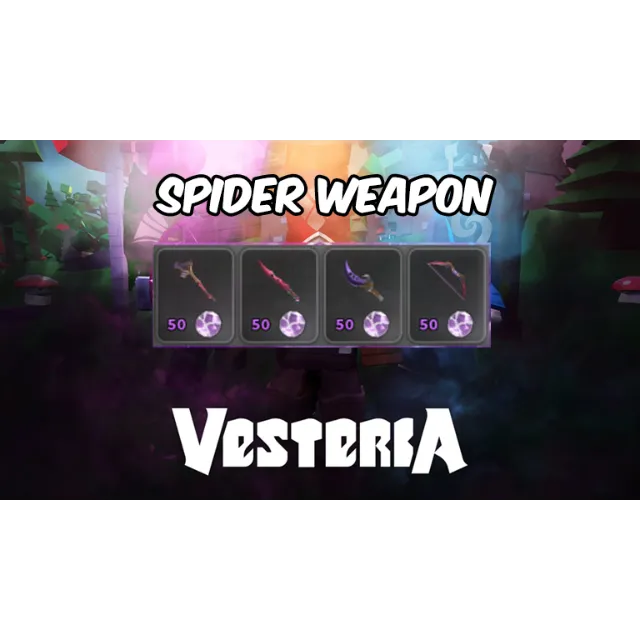 Other Spider Weapons Vesteria Roblox Game Items Gameflip
