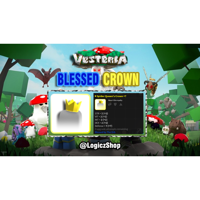 Other Blessed Crown Vesteria In Game Items Gameflip - roblox vesteria how to split stacks