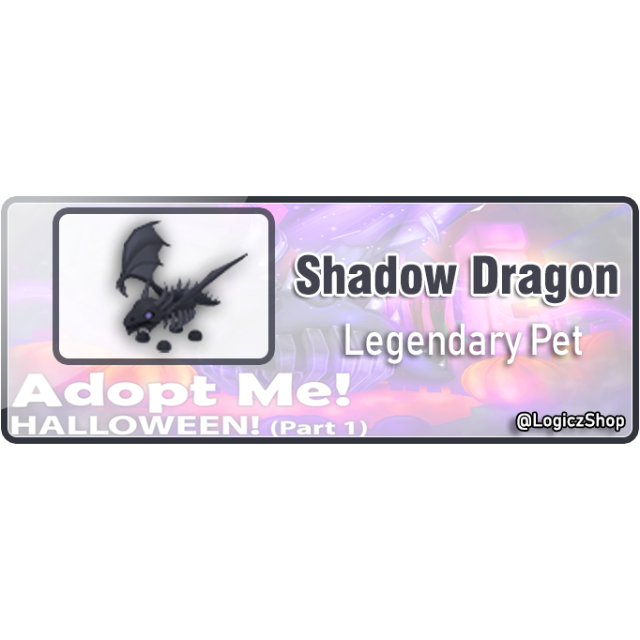 Pet Shadow Dragon Adopt Me In Game Items Gameflip