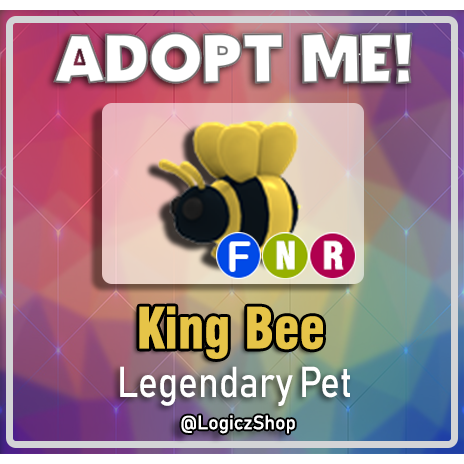 Neon King Bee In Adopt Me Roblox Cheat Promo Codes Robux For Roblox