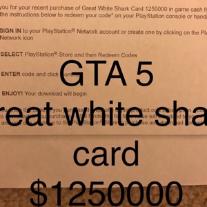 PS4 GTA 5 shark code , deliver PS4 Games - Gameflip