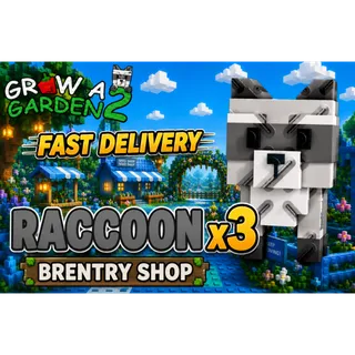 Raccoon x3 | Grow a Garden 2