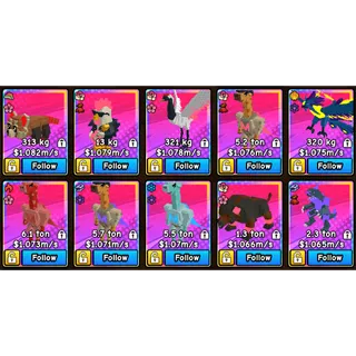 10X 1M/S DIVINE PETS | BUILD A ZOO