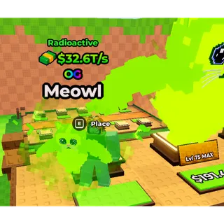 MAX 32T RADIO MEOWL | KICK A LUCKY BLOCK