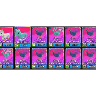 50X 200K/S+ DIVINE/MYTH PETS | BUILD A ZOO