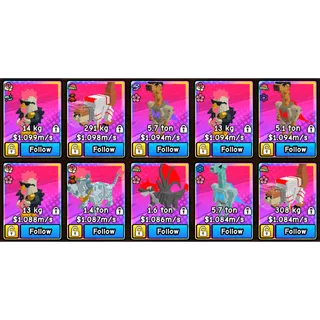 10x 1m/s divine pets | build a zoo