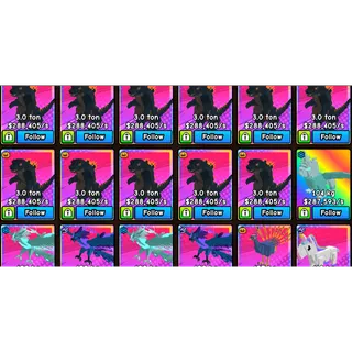 50X 200K/S+ DIVINE/MYTH PETS | BUILD A ZOO