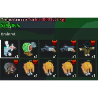 15X 30-39k/s+ BRAINROTS | MERGE AND FIGHT