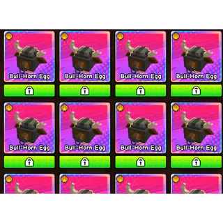 15X TG/XMAS BULL HORN EGGS | BUILD A ZOO