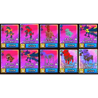 10X 1.2M/S DIVINE/PRIS PETS | BUILD A ZOO