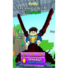 GODLY CAYLUSAURUS | SURVIVE LAVA FOR BRAINROTS