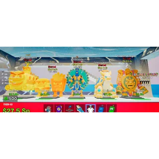 5 Level 250 Eternals