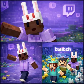 Minecraft Tiny Takeover Event Bunny Beanie Code [INSTANT DELIVERY]