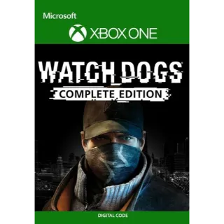 WATCH DOGS COMPLETE EDITION XBOX ONE / CD KEY -  XBOX LIVE KEY ARGENTINA