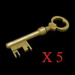 5x Mann Co. Supply Crate Key