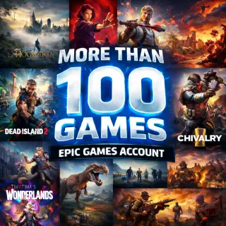 100 GAMES + EPIC GAME ACCOUNT