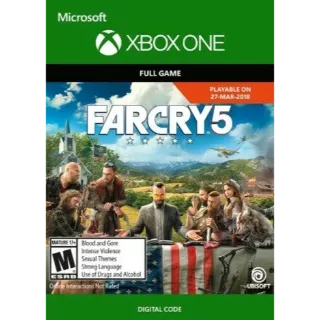 Far Cry 5 XBOX ONE / CD KEY ARGENTINA - XBOX LIVE