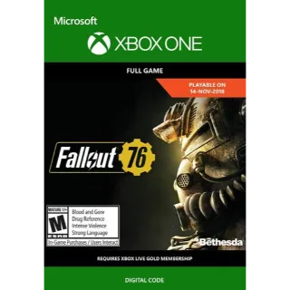 FALLOUT 76 - XBOX SERIES X/S - GLOBAL KEY