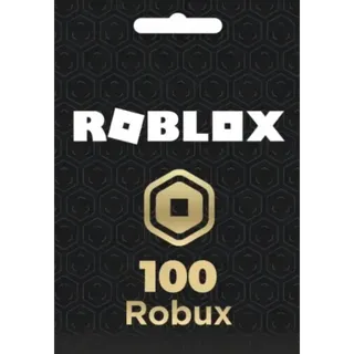 Roblox 100 Robux  - Global CODE - [INSTANT DELIVERY]
