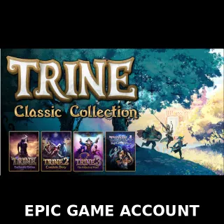 Trine Classic Collection - NEW EPIC GAME ACCOUNT - TRINE 1 / 2 / 3 / 4 + DLCs
