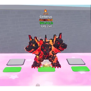 🔥LAVA ASCENDED CERBERUS  | 1T⚡FAST DELIVERY 🚀 GO UP FOR BRAINROTS FORTNITE