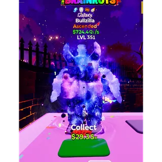 🔥 GALAXY ASCENDED BULZZILA 724.4Qi/S LVL 351 | 4T ⚡FAST DELIVERY 🚀 GO UP FOR BRAINROTS FORTNITE