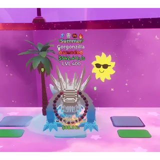 🔥 Summer ASCENDED  Gorgonzilla 542.4Qi/s LVL 400 | 4T⚡ FAST DELIVERY 🚀 GO UP FOR BRAINROTS ROBLOX